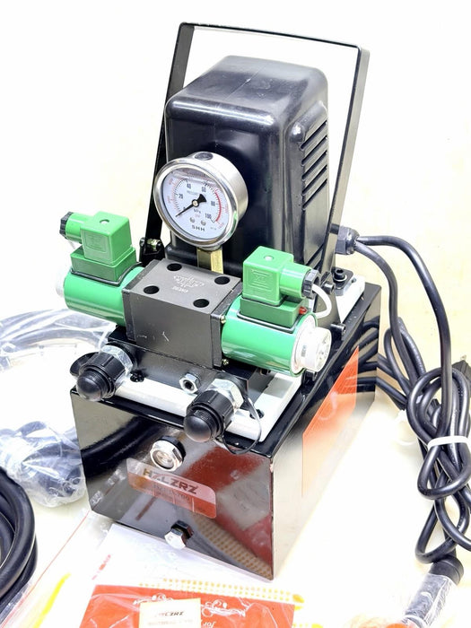 HZLZRZ Two Way Electric Hydraulic Pump Power Pack Unit 2 Stage Double Acting New