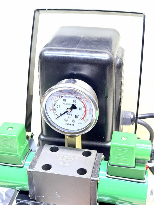 HZLZRZ Two Way Electric Hydraulic Pump Power Pack Unit 2 Stage Double Acting New