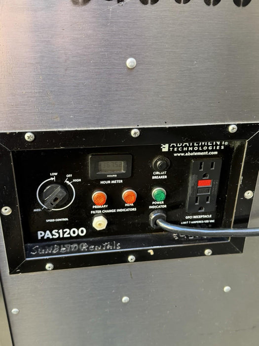 Abatement technologies Pas1200 air scrubber #2