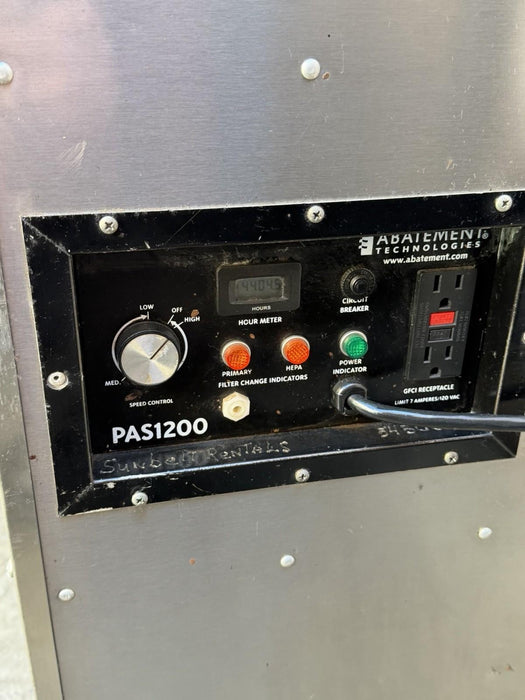 Abatement technologies Pas1200 air scrubber #3