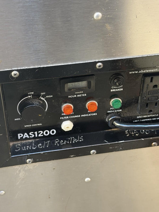 Abatement technologies Pas1200 air scrubber #6
