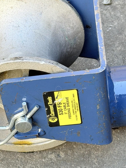 CURRENT TOOLS 530FS  3" CABLE FEEDING SHEAVE #1