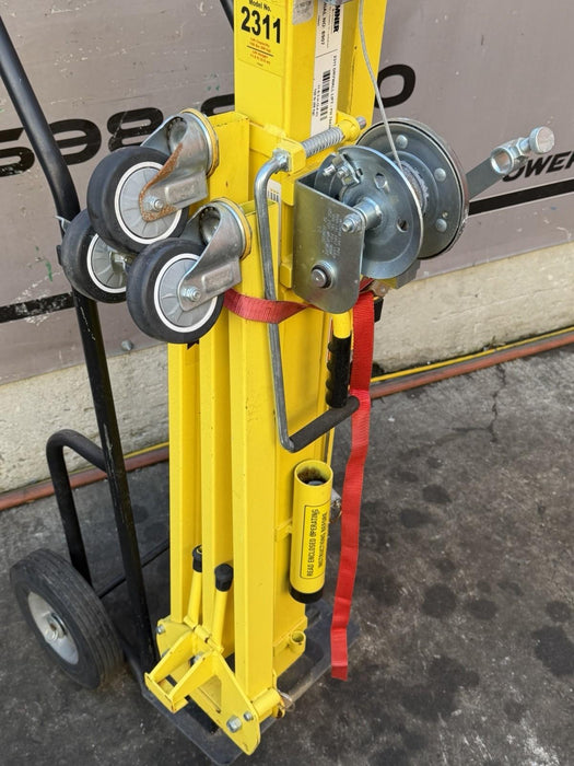 Sumner 2311 11-Feet Portable Sheetrock Drywall Lift Jack Material Hoist + Cart
