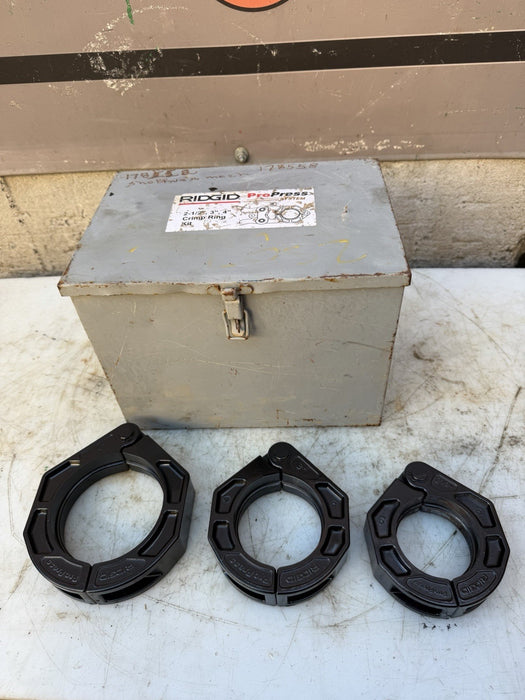 Ridgid Propress XL Crimp Ring Kit 2-1/2”- 4”