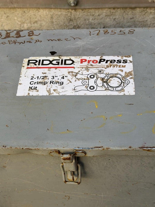 Ridgid Propress XL Crimp Ring Kit 2-1/2”- 4”