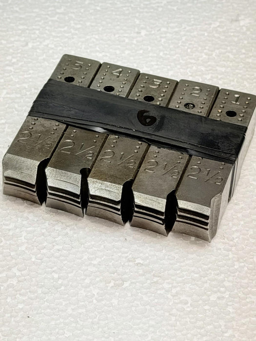 RIDGID 4PJ 2-1/2” NPT Dies Set High Speed RH for 4-P and 4PJ Threaders #6✅