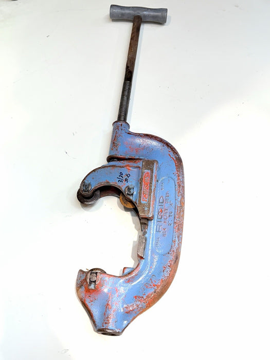 Ridgid No. 4 Heavy Duty Pipe Cutter, 2" to 4" Pipe Used / Works Good #6