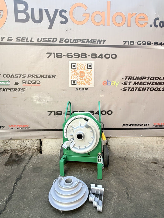 Greenlee 555 Conduit Pipe Bender 1/2"-2" RIGID & IMC NEW BOARD! Works Great BG6