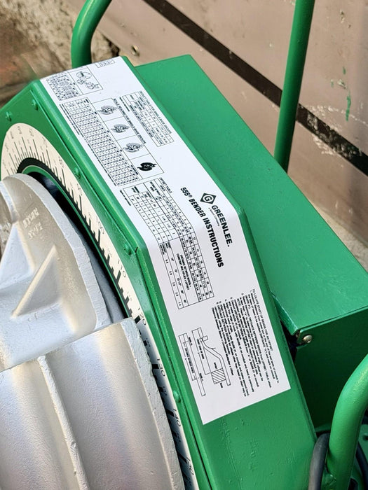 Greenlee 555 Conduit Pipe Bender 1/2"-2" RIGID & IMC NEW BOARD! Works Great BG6
