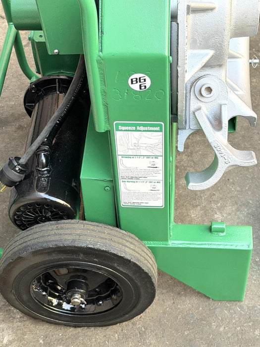 Greenlee 555 Conduit Pipe Bender 1/2"-2" RIGID & IMC NEW BOARD! Works Great BG6