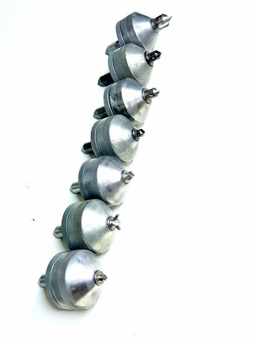 (7) T-Drill Copper Pipe Drill Tee Forming Bit Collaring 7 Pcs.