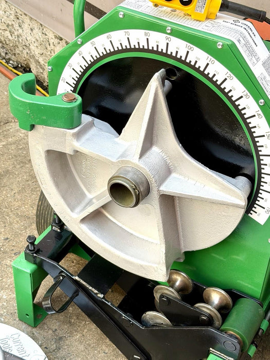 Greenlee 555 Conduit Pipe Bender 1/2"-2" EMT Shoes & Rollers Refurbished BG3