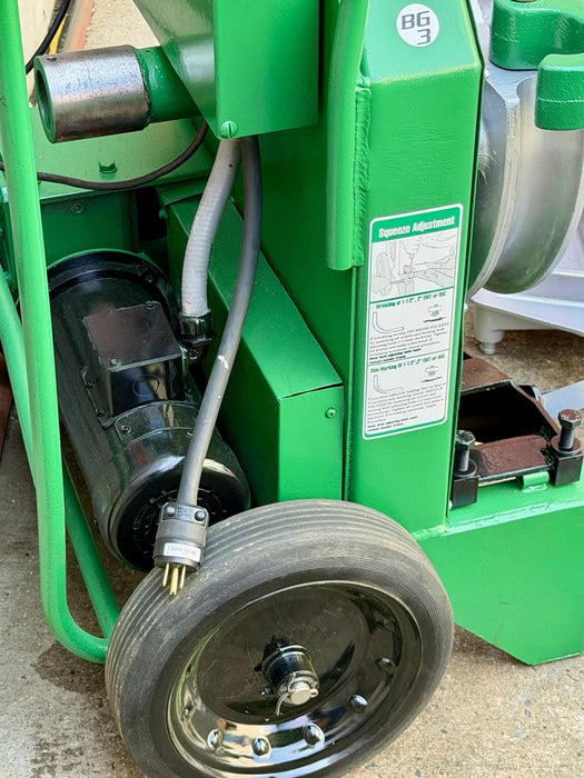 Greenlee 555 Conduit Pipe Bender 1/2"-2" EMT Shoes & Rollers Refurbished BG3