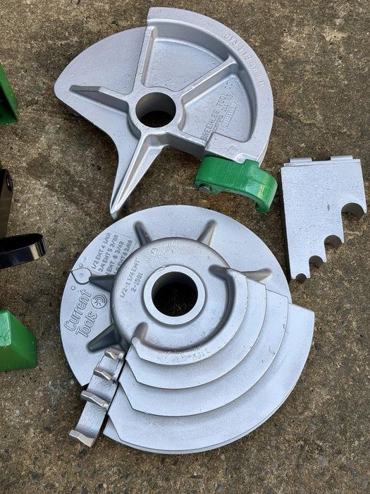 Greenlee 555 Conduit Pipe Bender 1/2"-2" EMT Shoes & Rollers Refurbished BG3