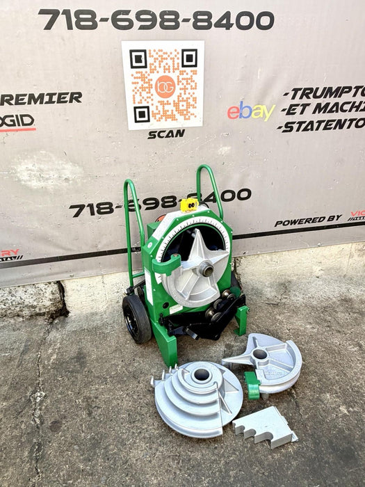 Greenlee 555 Conduit Pipe Bender 1/2"-2" EMT Shoes & Rollers Refurbished BG3