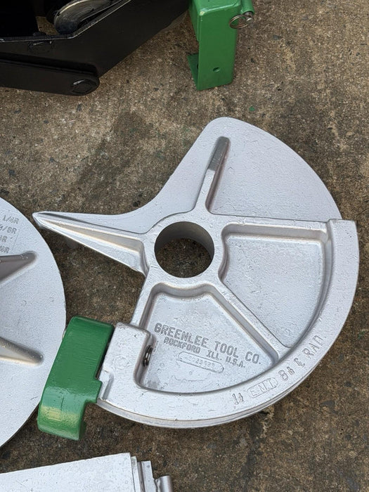 Greenlee 555 Conduit Pipe Bender 1/2"-2" EMT Shoes & Rollers Refurbished BG3