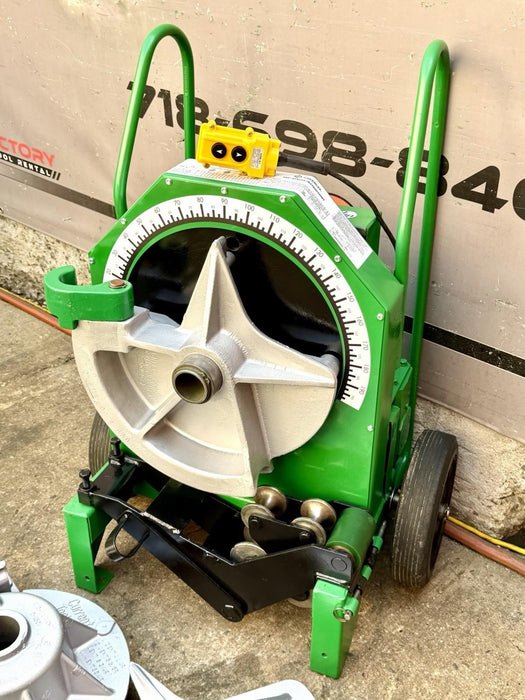 Greenlee 555 Conduit Pipe Bender 1/2"-2" EMT Shoes & Rollers Refurbished BG3