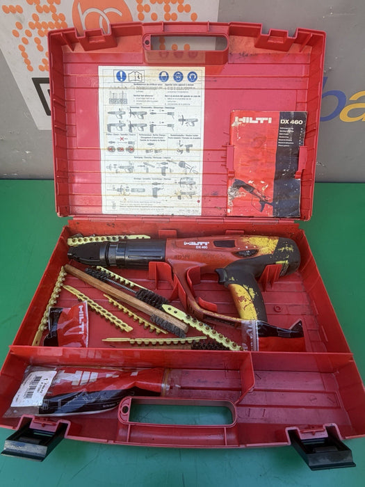 Hilti 305179 DX460-F8 Full Automatic Powder-Actuated Fastening Nail Gun +Case #2