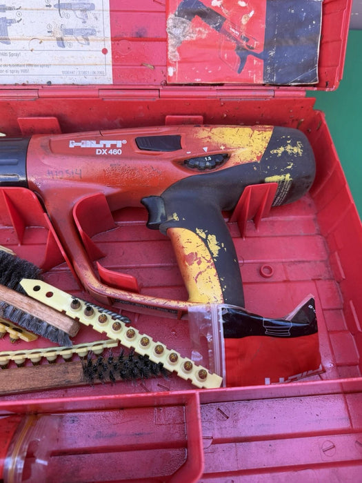 Hilti 305179 DX460-F8 Full Automatic Powder-Actuated Fastening Nail Gun +Case #2