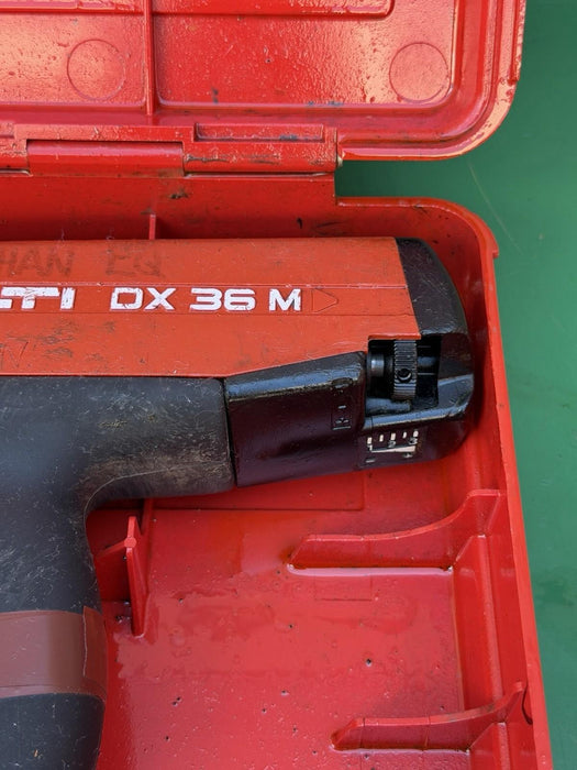 Hilti DX36M Powder Actuated Nail Gun & Case Extras #12