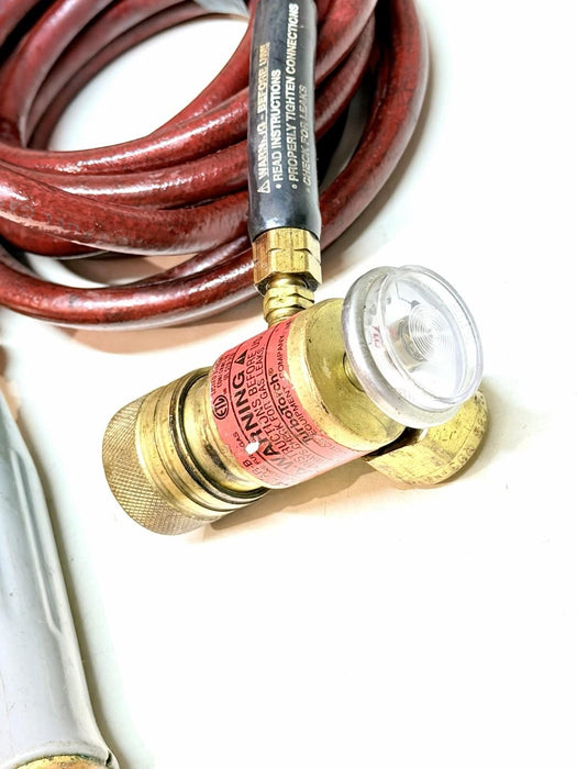 TurboTorch Acetylene Torch Kit w/Handle, Gauge, & Hose great condition #2