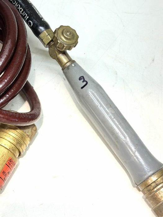 TurboTorch Acetylene Torch Kit w/Handle, Gauge, & Hose great condition #3