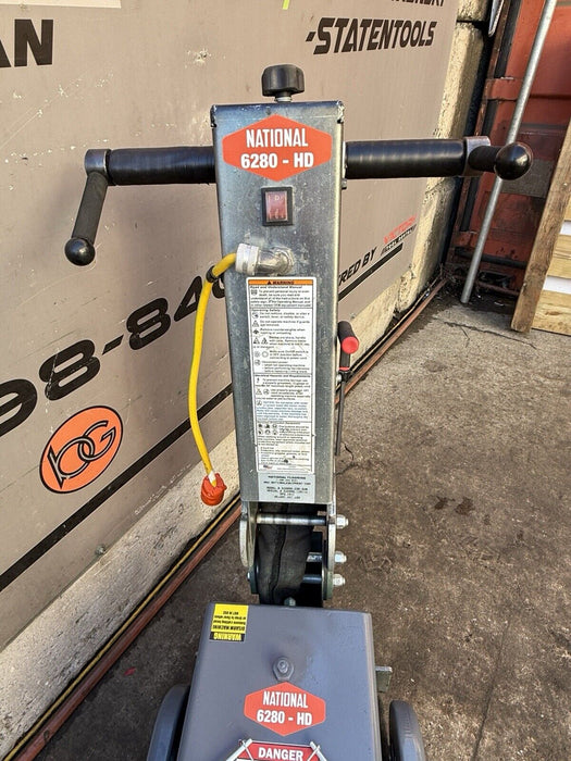 National 6280HD Walk Behind Floor Scraper Tile Stripper Works Fine Accessories