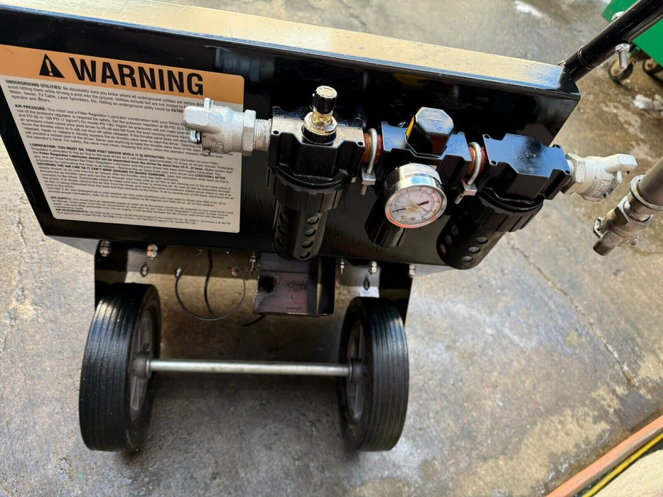 Rhino PD-55 Fence Post Driver Kit w/ Cart & Adapters. et2