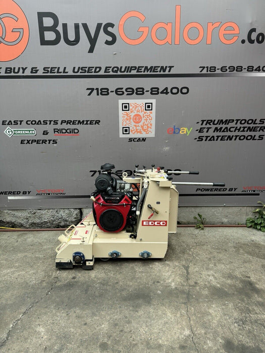 Edco CPU-10-20H Concrete Grinder Crete-Planer Scarifier 6 hours