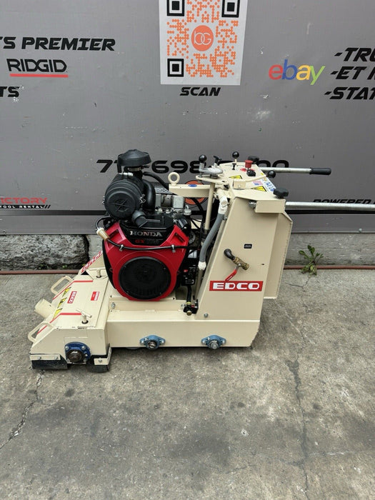 Edco CPU-10-20H Concrete Grinder Crete-Planer Scarifier 6 hours