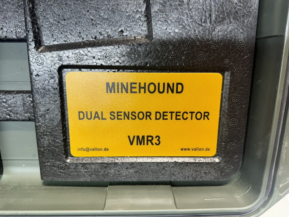 VALLON Minehound VMR3 – Dual-Sensor Mine Detector  And Ground Penetrating Radar