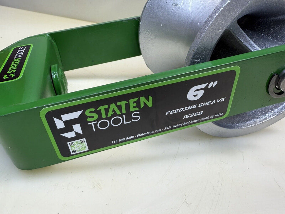 Staten Tools 650 6” Hook Sheave For Greenlee And Current Tuggers And Pullers