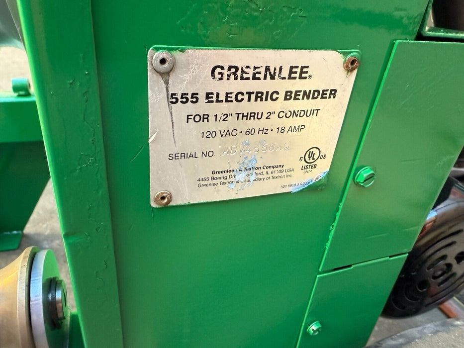 Greenlee 555 1/2-2" Conduit Pipe Bender