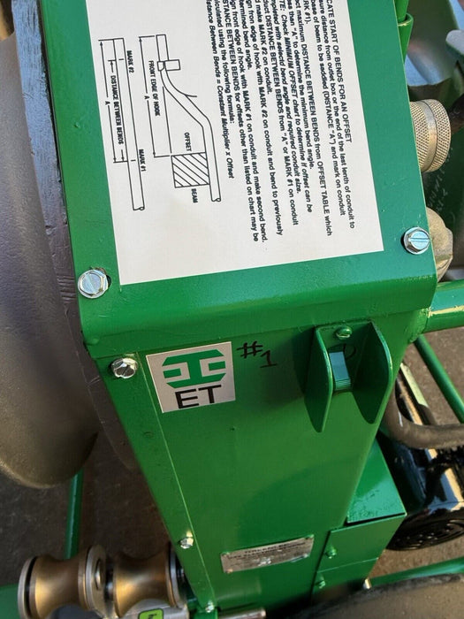 Greenlee 555 1/2-2" Conduit Pipe Bender