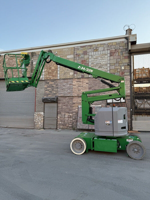 2022 Genie Z34/22 34' Electric Articulating Boom Man Lift Aerial Jib 60HRS