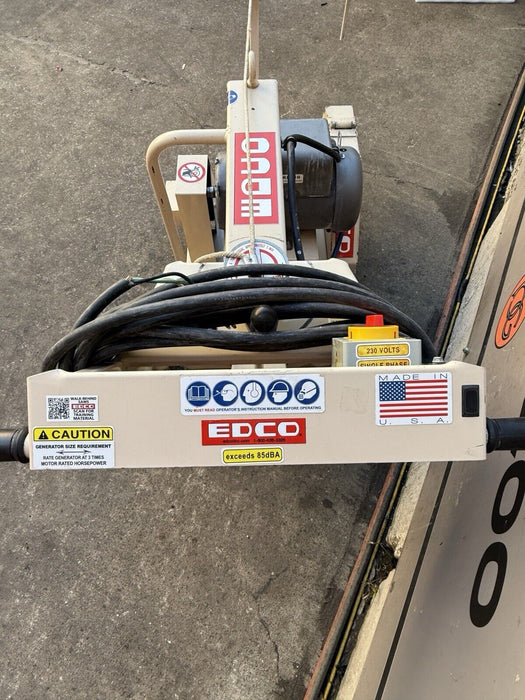 EDCO Electric 18" Walk-Behind Concrete Saw