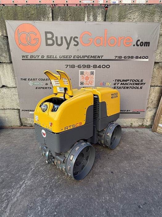 2018 Wacker Neuson RTSC3 Remote Controlled Trench Compactor Roller 823HRS KUBOTA