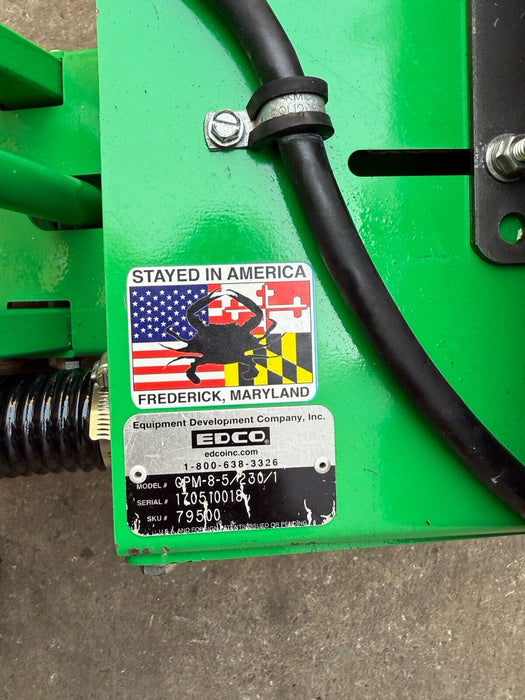 Edco CPM-8 Concrete Scarifier Grinder Electric Motor Works Fine et3