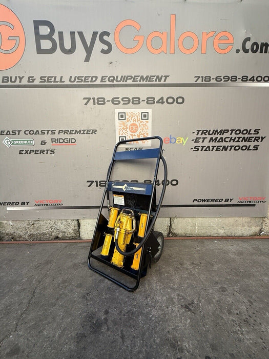 Rhino PD-55 Fence Post Driver Kit w/ Cart & Adapters.