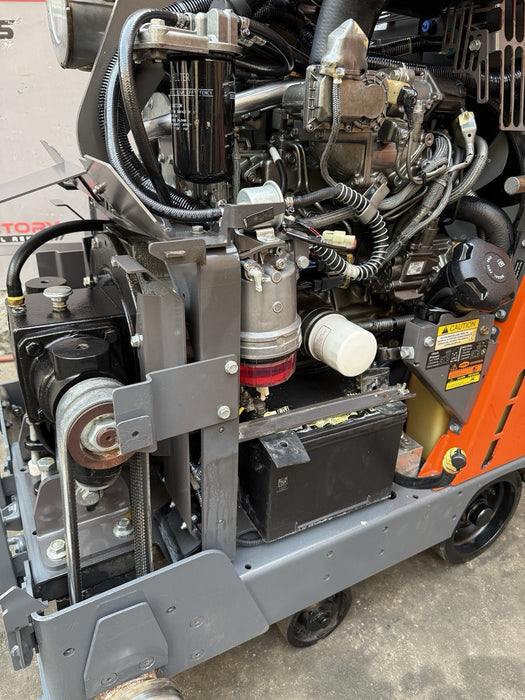 Husqvarna FS-5000D Walk Behind Concrete Saw 2019 Model only 483Hours ( VIDEO )