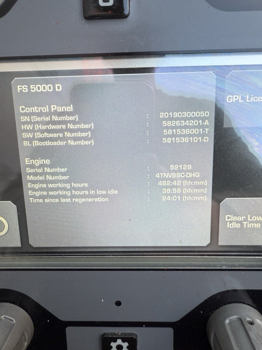 Husqvarna FS-5000D Walk Behind Concrete Saw 2019 Model only 483Hours ( VIDEO )
