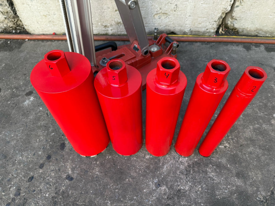 Hilti DD-200 DD200 Core Drill Rig with Core Bits Works Fine et61