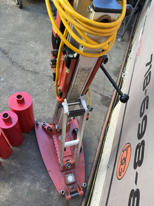 Hilti DD-200 DD200 Core Drill Rig with Core Bits Works Fine et61
