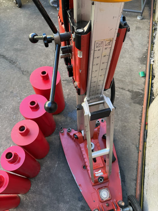 Hilti DD-250 DD200 Core Drill Rig with Core Bits Works Fine et2