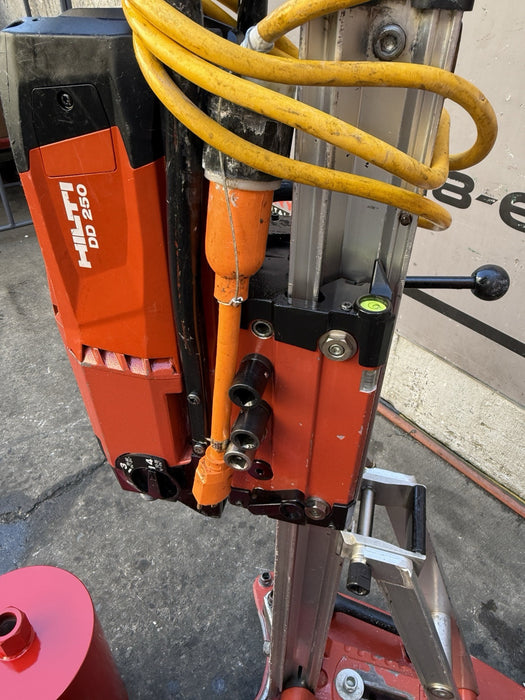 Hilti DD-250 DD200 Core Drill Rig with Core Bits Works Fine