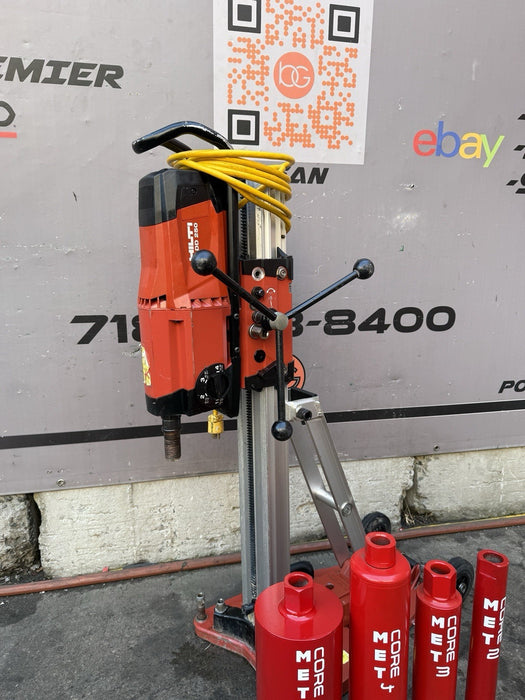 Hilti DD-250 DD200 Core Drill Rig with Core Bits Works Fine etm4