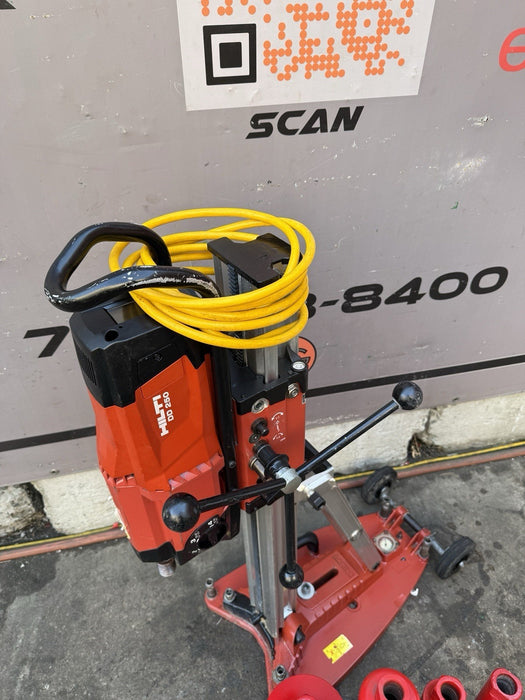 Hilti DD-250 DD200 Core Drill Rig with Core Bits Works Fine etm4