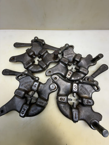 (4) Ridged 500 Pipe Threader Die for Ridgid 300 535 1822 5/8”, 3/4”, 1/4”, 7/8”