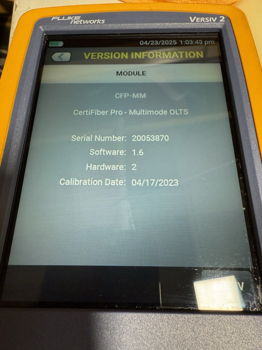 Fluke Networks CFP-MM CertiFiber Pro MM MultiMode Fiber Modules DSX-5000 8000