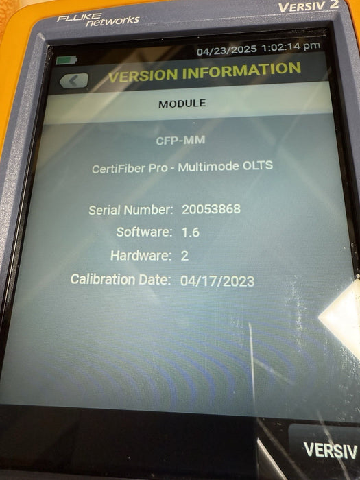 Fluke Networks CFP-MM CertiFiber Pro MM MultiMode Fiber Modules DSX-5000 8000